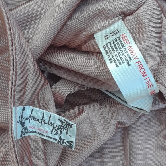 Free People Be Cool Brami Crop Stretch Bralette Pink Clay - Picture 9 of 14